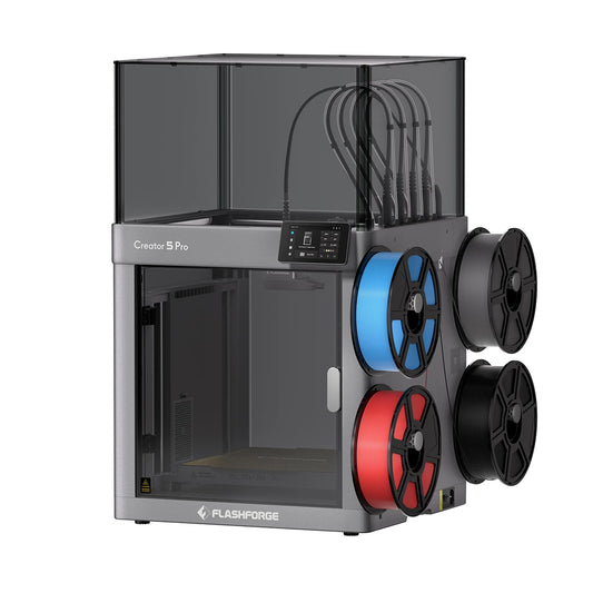 Flashforge Creator 5 Pro Multi Material 4 Extruder 3D Printer
