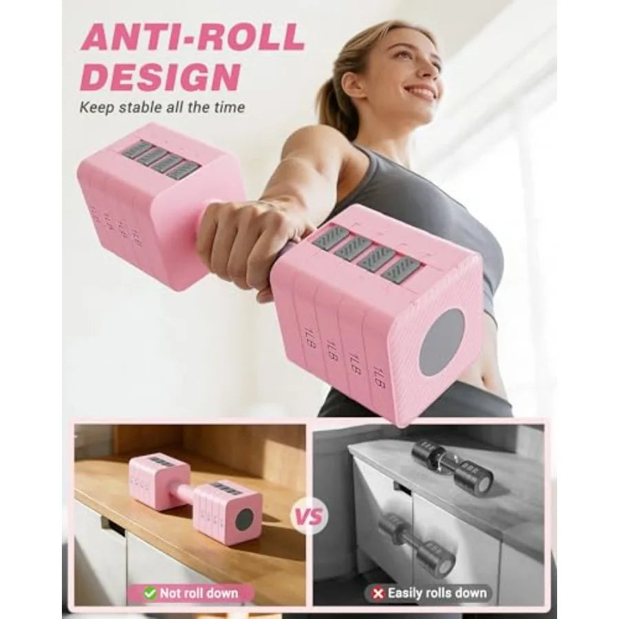 Adjustable Dumbbell Set for Strength Training and Home Workouts