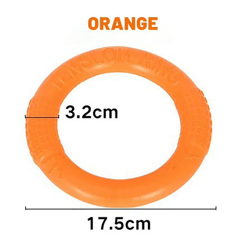 Resistant Interactive Dog Training Ring Puller Flying Disc Toy
