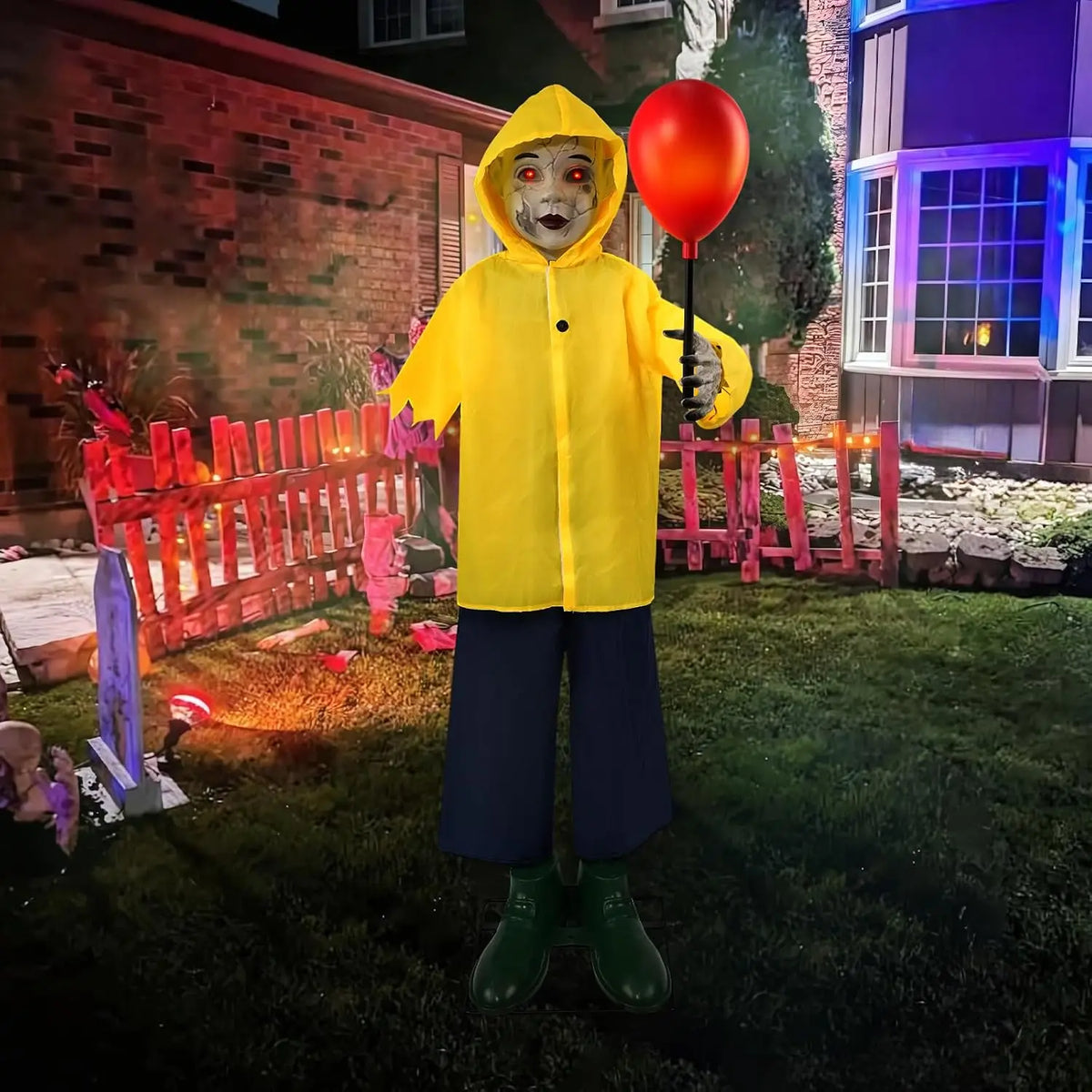 Halloween Animatronics Scare Prop With Sound And Touch Activation