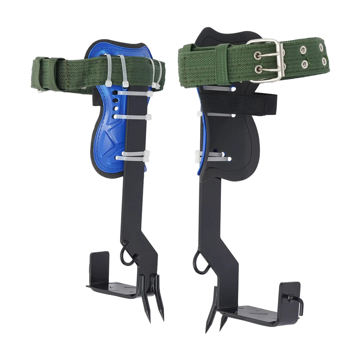 Steel Tree Climbing Spikes With Safety Belt And Ankle Straps