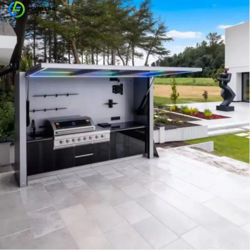 Foodline Modular Outdoor Kitchen BBQ Island Stainless Steel Cabinets