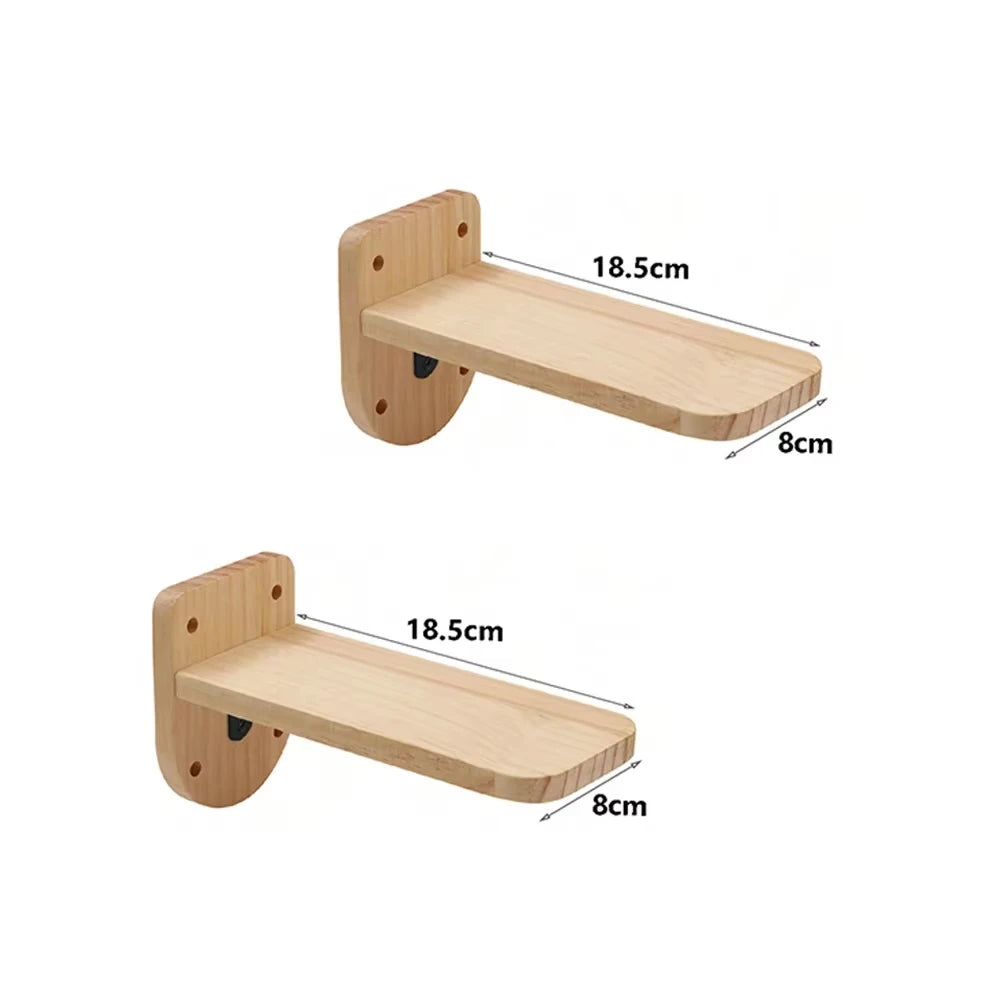 CWV Wall Mounted Cat Climbing Shelf Sisal Scratching Post