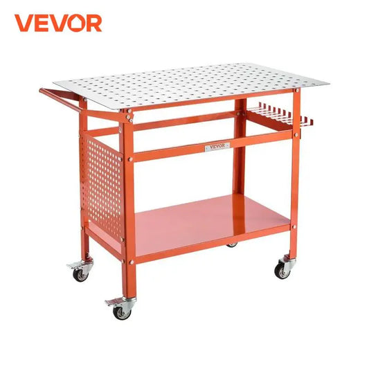 VEVOR Movable Welding Table Workbench With 4 Wheels 800 Lbs