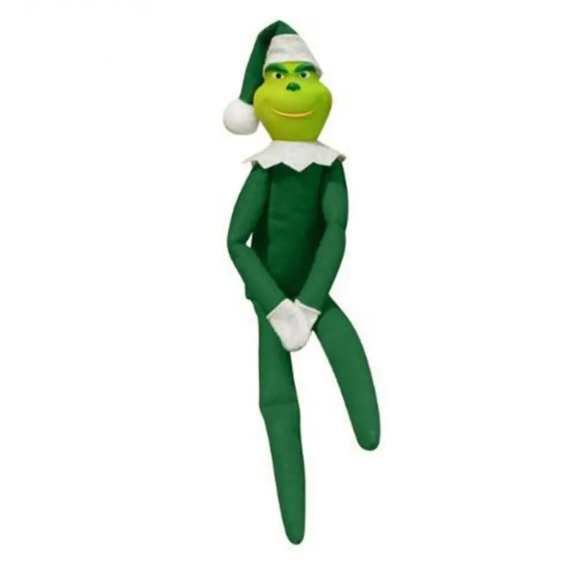 Christmas Elf Plush Doll Holiday Shelf Decoration Collectible Ornament