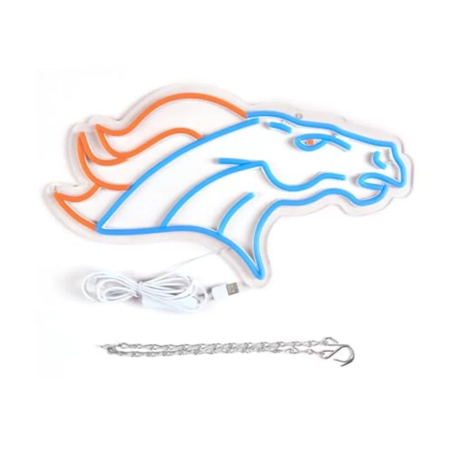 Football Neon Sign Dimmable Wall Light for Man Cave Decor