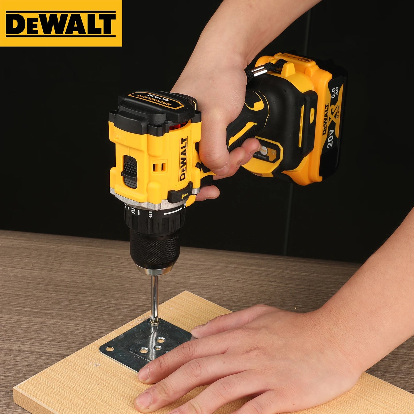 DeWalt 20V Max Xr Brushless Hammer Drill Power Tool