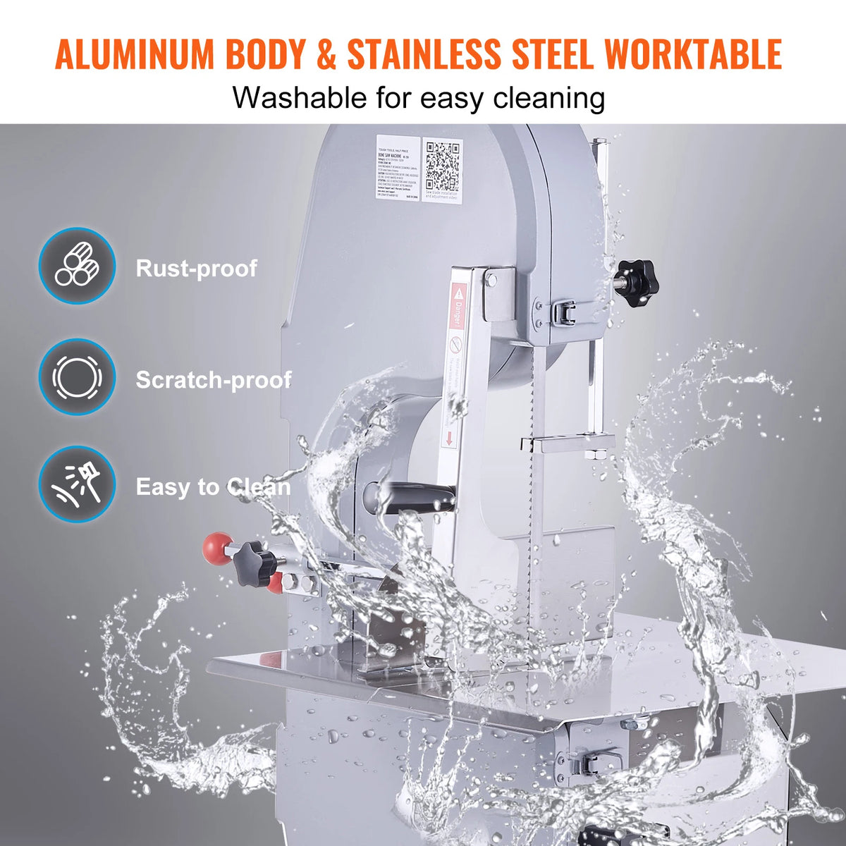 SucceBuy Commercial Electric Meat Bandsaw Bone Saw Machine