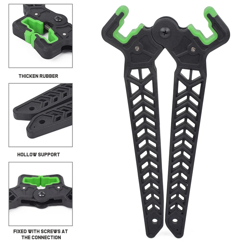 1Pc 18/22cm Bow Stand Archery 3D Shoot Range Compound Bow Holder Kick Stand Target Hunting Shooting Outdoor Sport