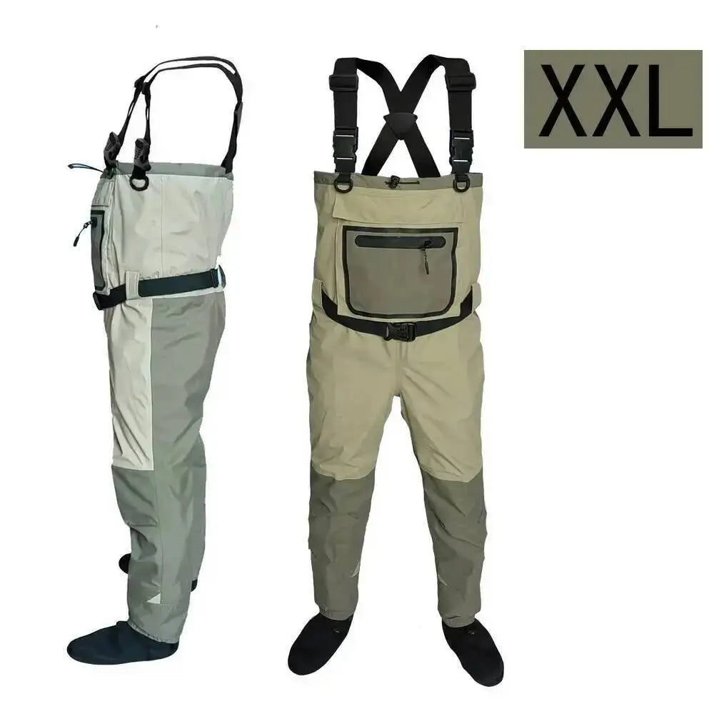 Eluanishi Neoprene Fly Fishing Waders Quick Dry Waterproof Boots