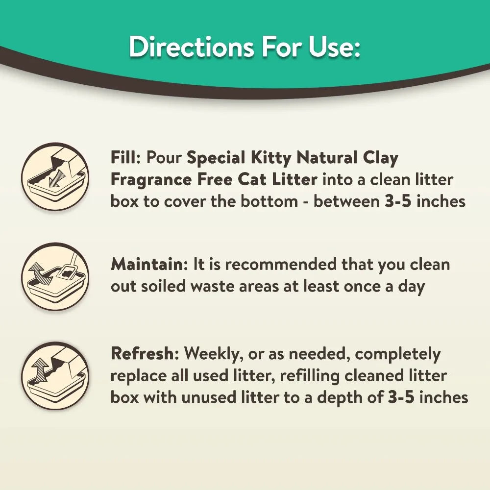 Special Kitty Clumping Cat Litter Fresh Scent Odor Control