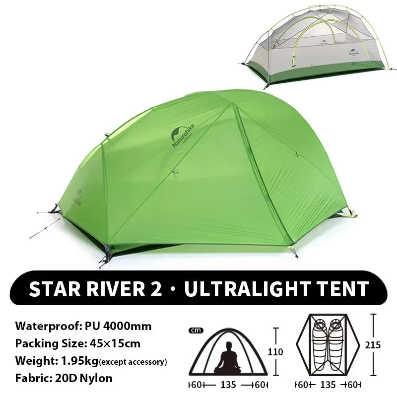 Naturehike Star River Ultralight Waterproof Double Layer Tent