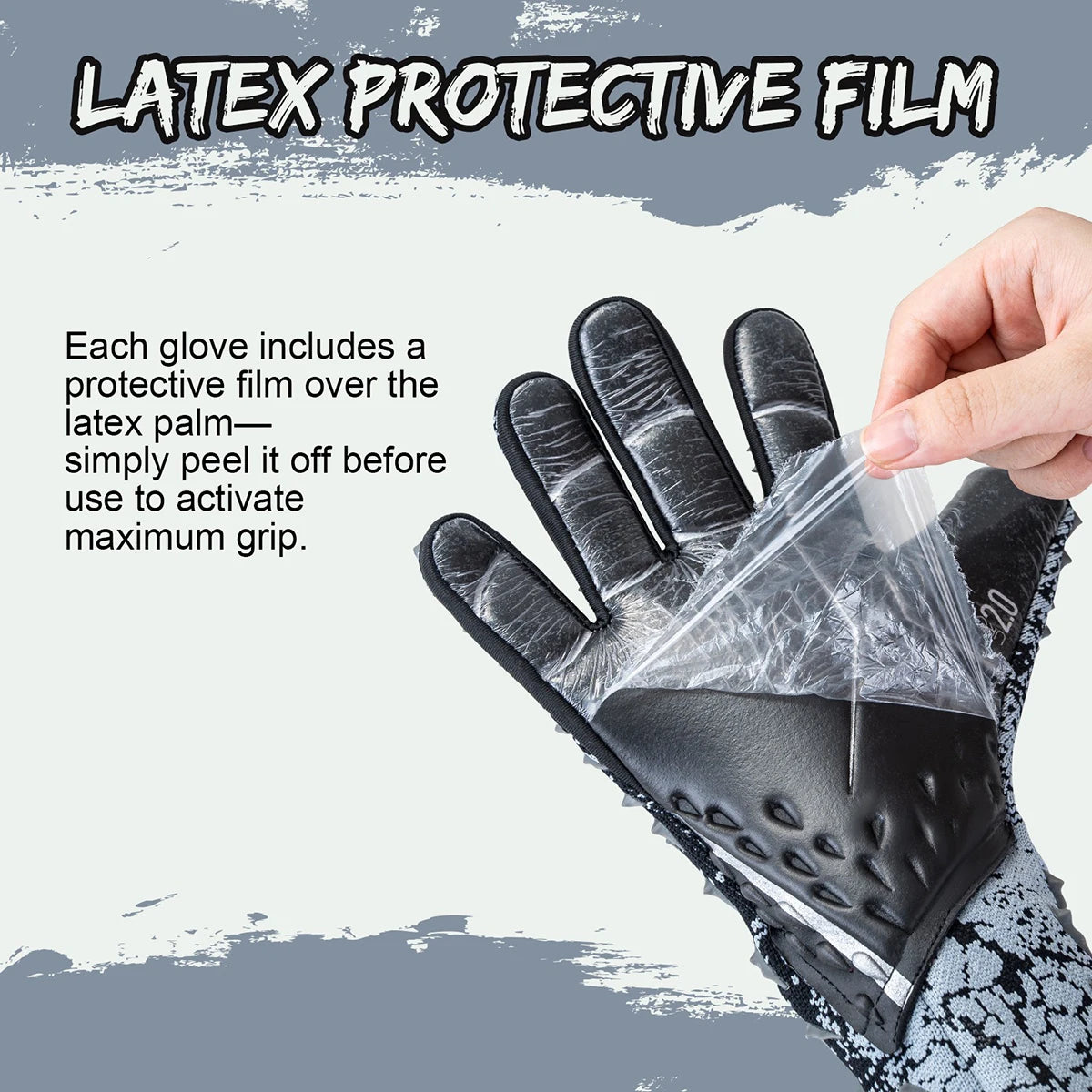 GKHMNEW Youth And Adult Soccer Goalkeeper Gloves With Latex Grip