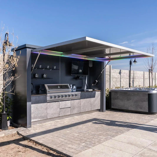 Endless Cabinet Stainless Steel Outdoor Kitchen Set With BBQ Grill