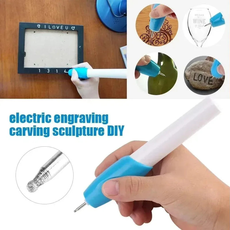 Portable Wireless Precision Engraving Pen for Crafts and Tools