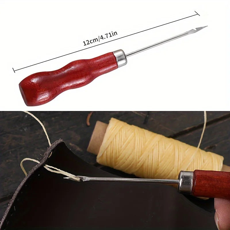 Leather Hand Stitching Awl And Craft Hole Punch Sewing Tool