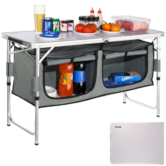 VEVOR Folding Camping Kitchen Table For Outdoor Picnic