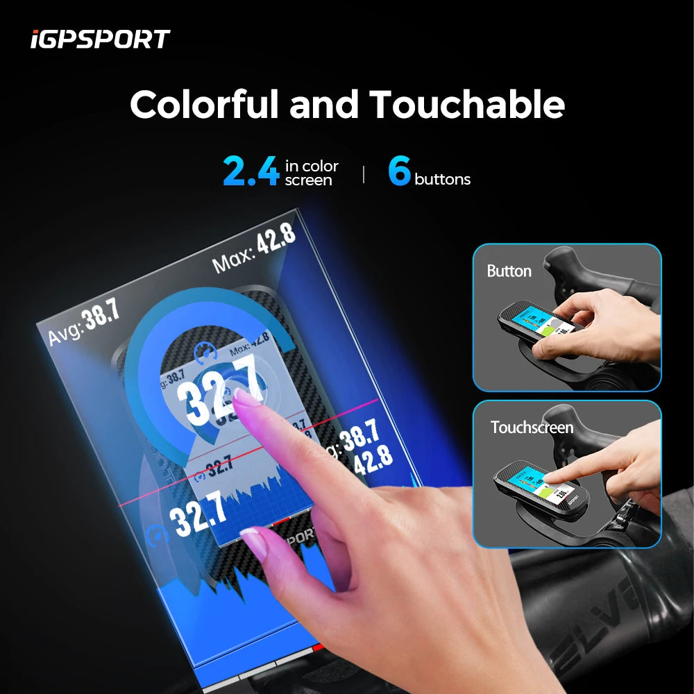 Igptransport Bsc300t Wireless Touchscreen Bike Computer And Navigation