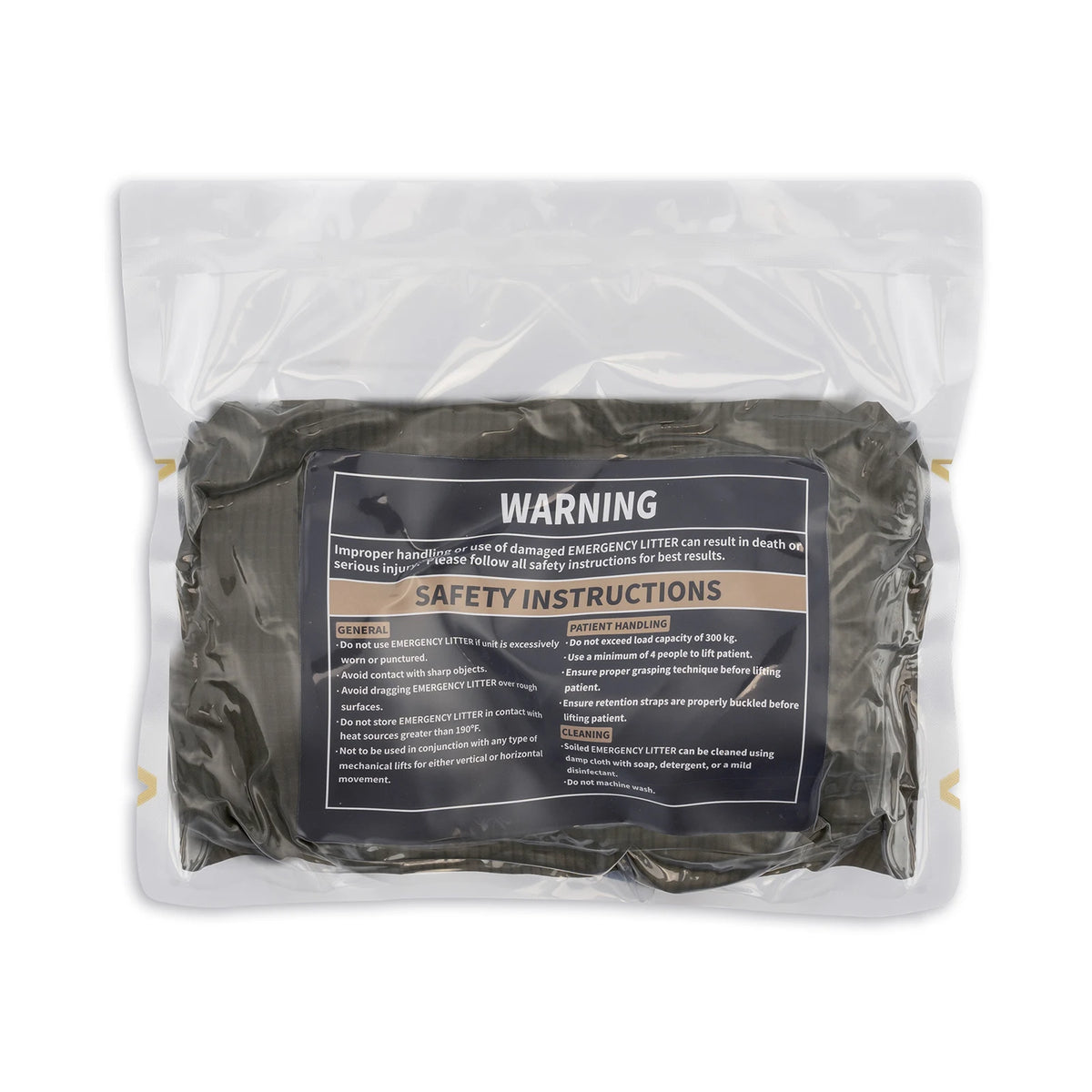 Rhino Rescue Disposable Emergency Stretcher For Outdoor Camping First Aid Kit