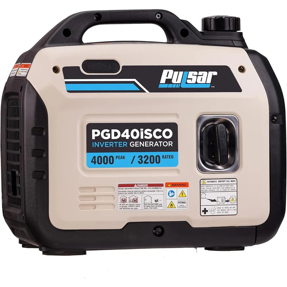 Ultra Quiet Portable Gas Inverter Generator 4000W Peak