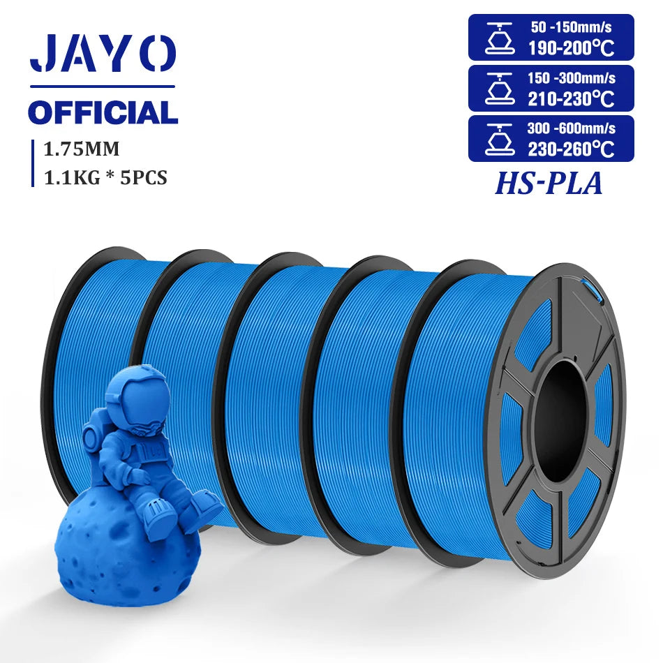 Jayo Premium 3D Printer Filament PLA Plus ABS PETG Silk