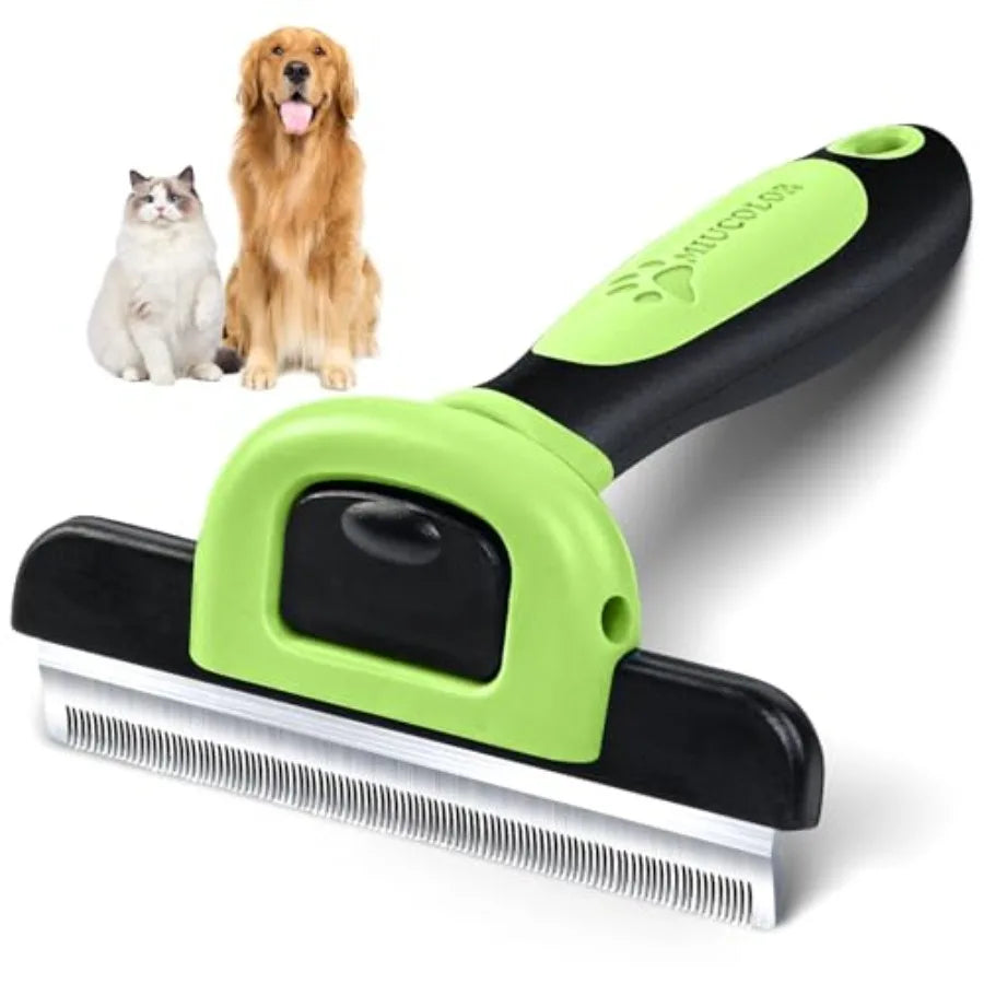 Pet Grooming Deshedding Brush For Dogs And Cats Reduces Shedding