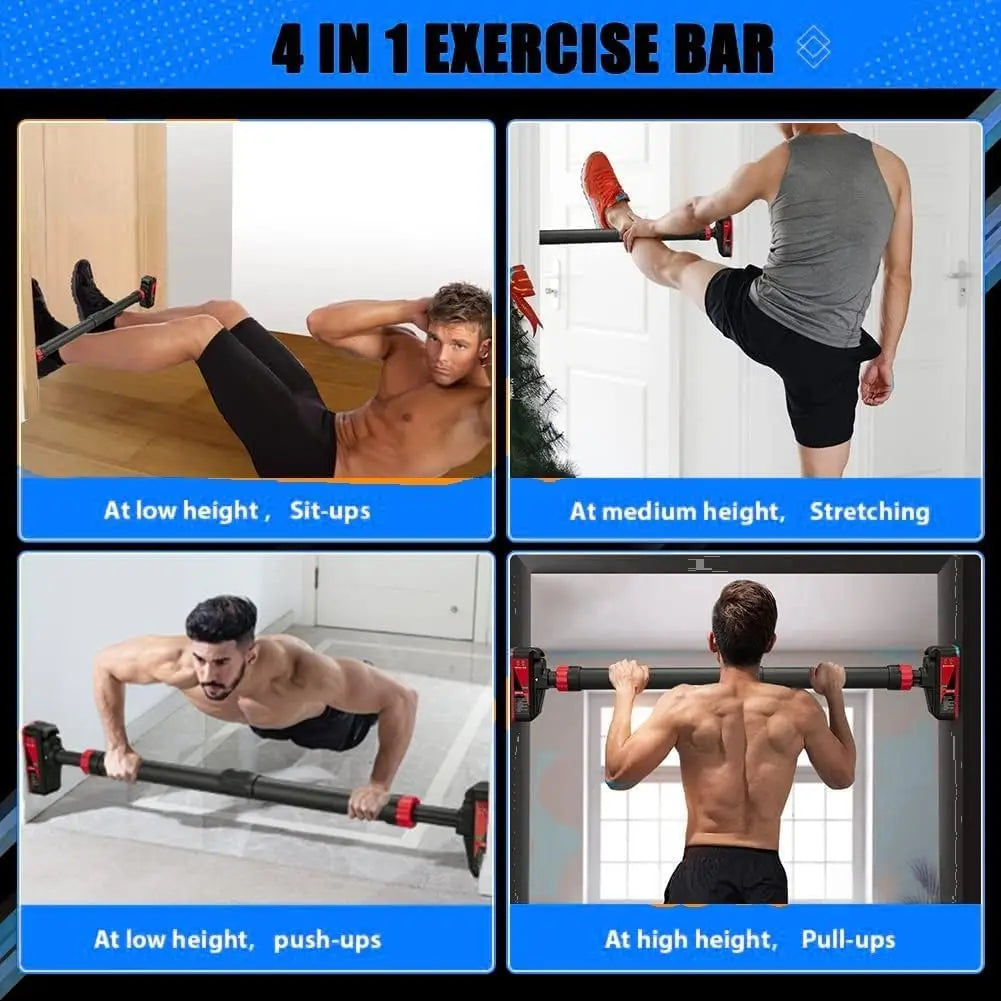 Adjustable Doorway Pull Up Bar for Home Gym Strength Training