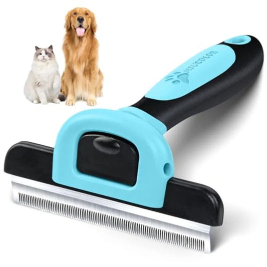 Pet Grooming Deshedding Brush For Dogs And Cats Reduces Shedding