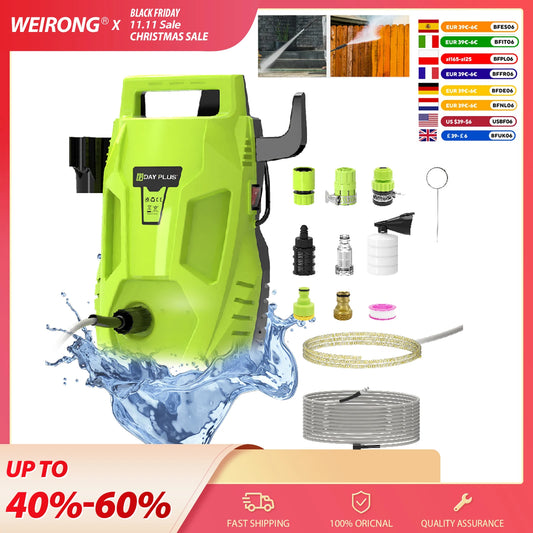 DayPlus High Pressure Electric Washer For Patio Cleaning