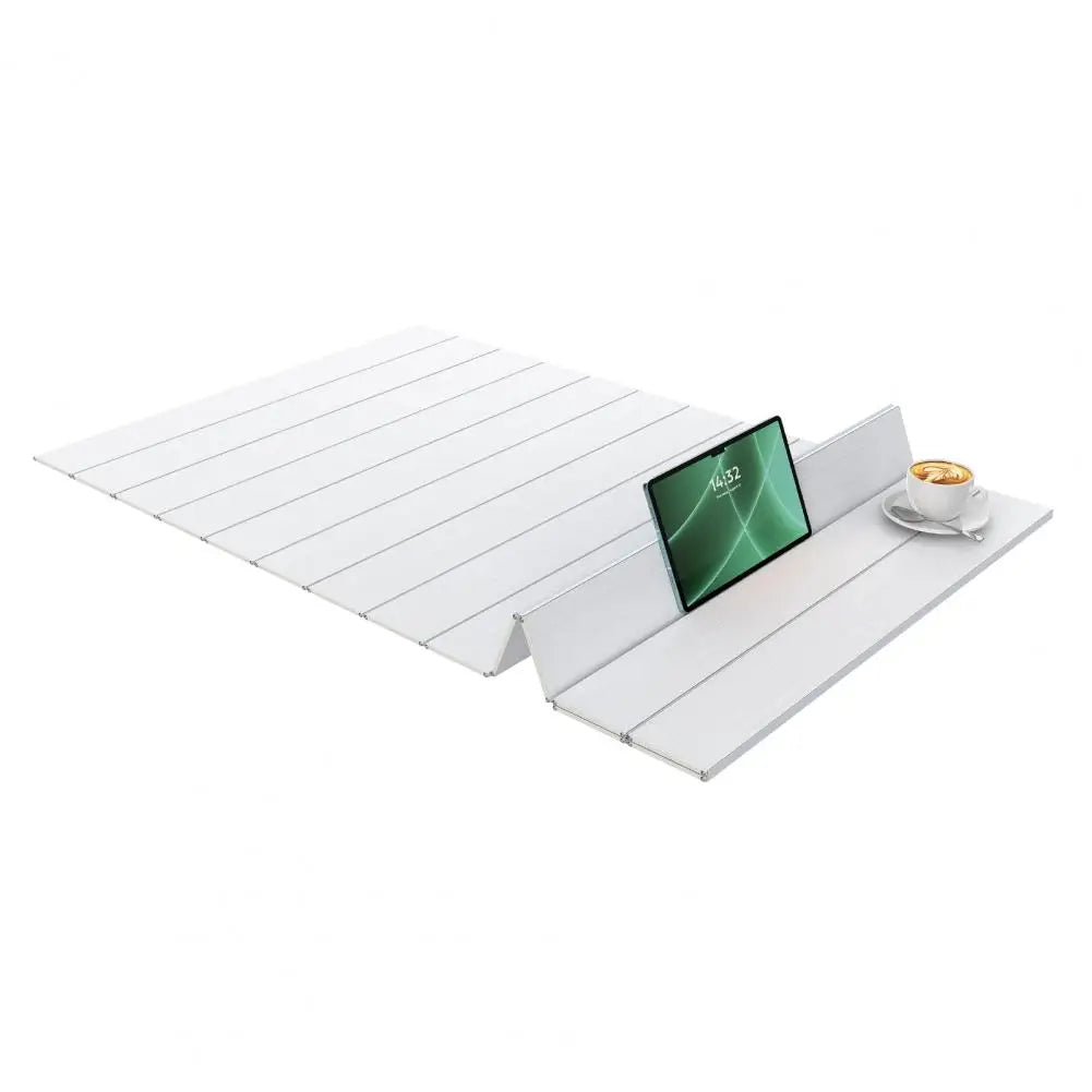 Foldable Bathtub Cover, Waterproof Anti-dust PVC Shutter Lid, Bath Insulation Cover Bathtub Tray Fit Most Tubs