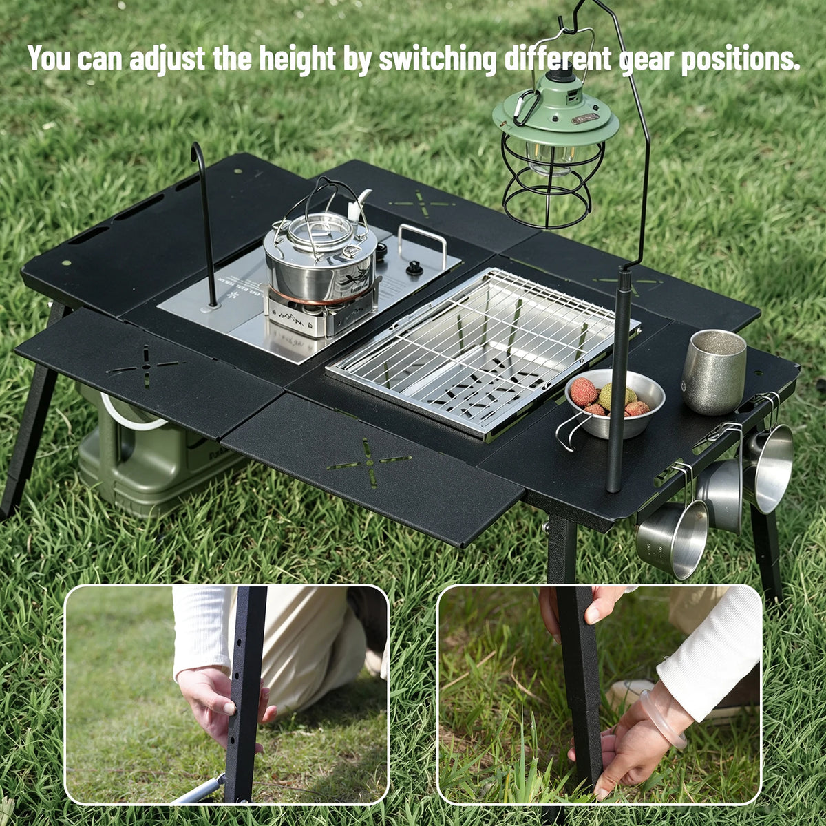 Pakicetus Portable Folding Outdoor Camping Table For Hiking Trips
