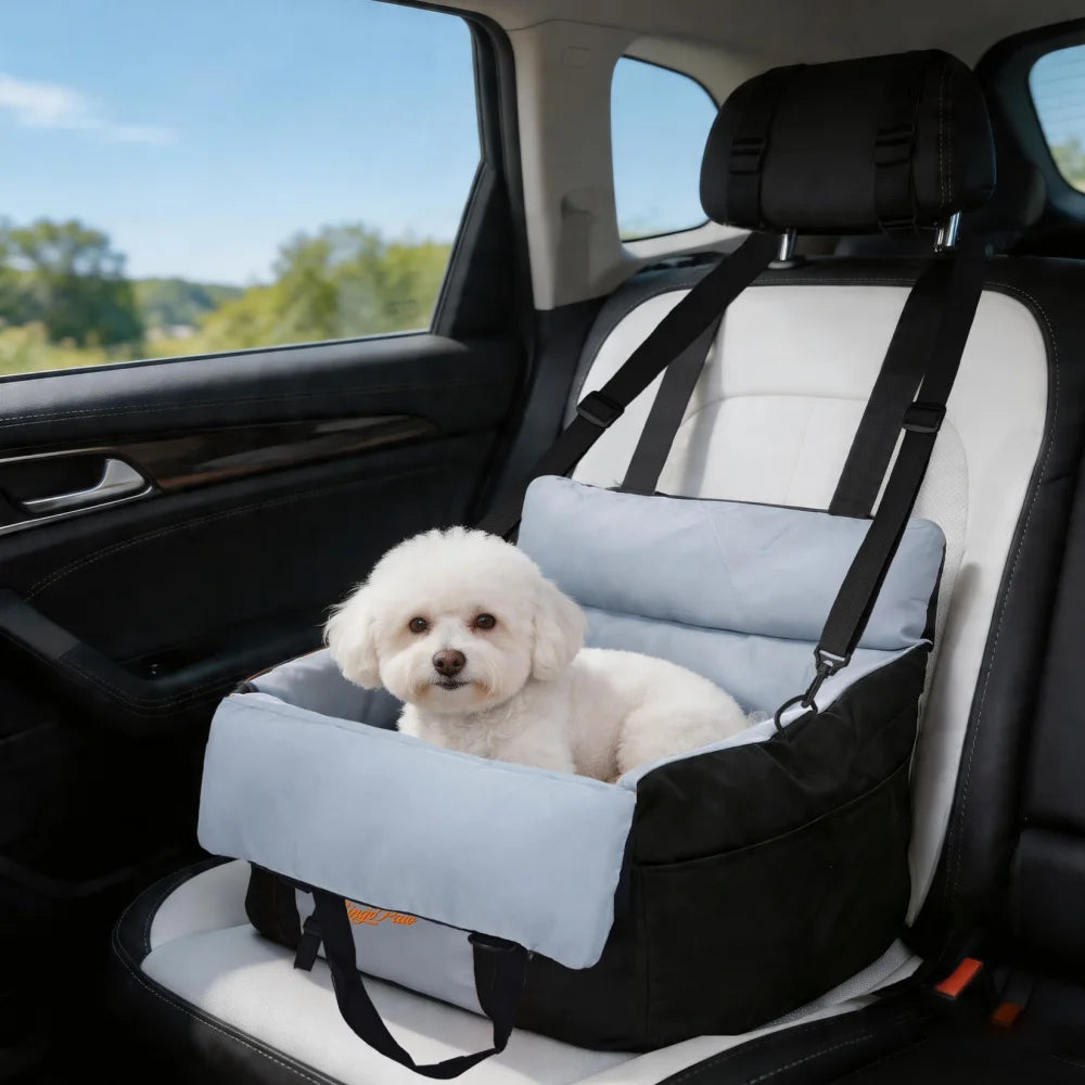 Borwart Portable Dog Car Seat With Washable Removable Cover