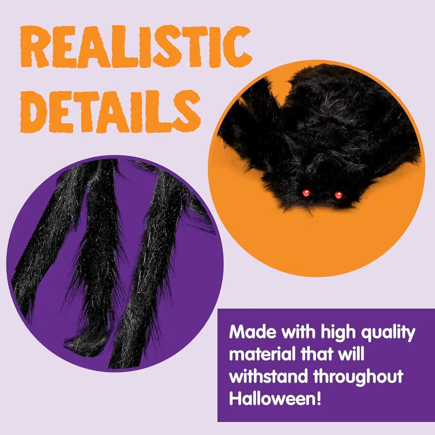 Joyfy Giant Spider Halloween Decorations For Yard And Garden