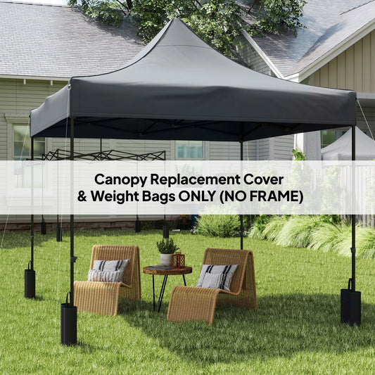 Outdoor UPF50 Oxford Canopy Replacement Top For Peak Poles