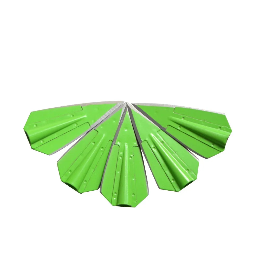 Alloy Steel Blade Arrowheads 115Grain Hunting Broadheads 12pcs Archery Arrow Points for OD 8mm Carbon Arrow Shaft Outdoor Target Practice