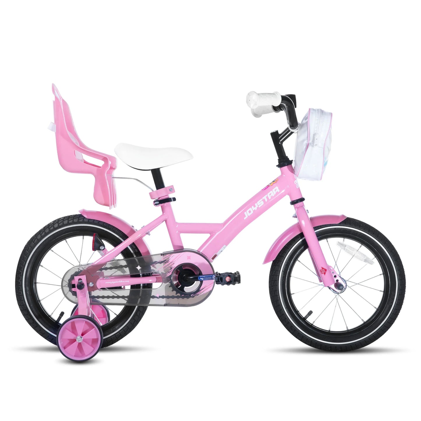 Joystar Kids Bike With Training Wheels And Front Basket