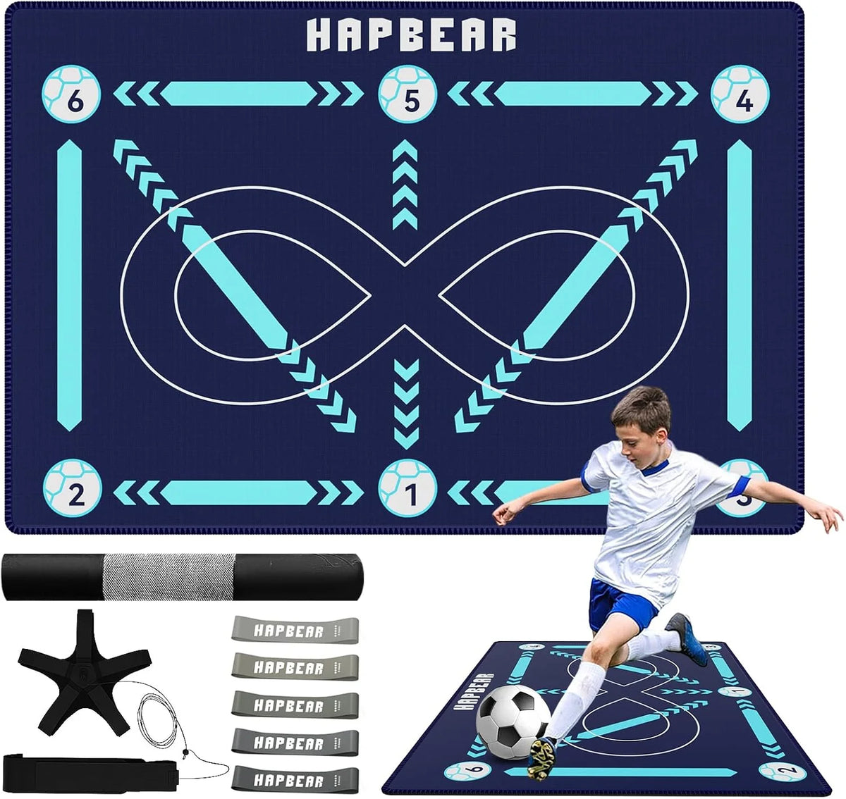Professional Soccer Training Mat For Football Agility Drills