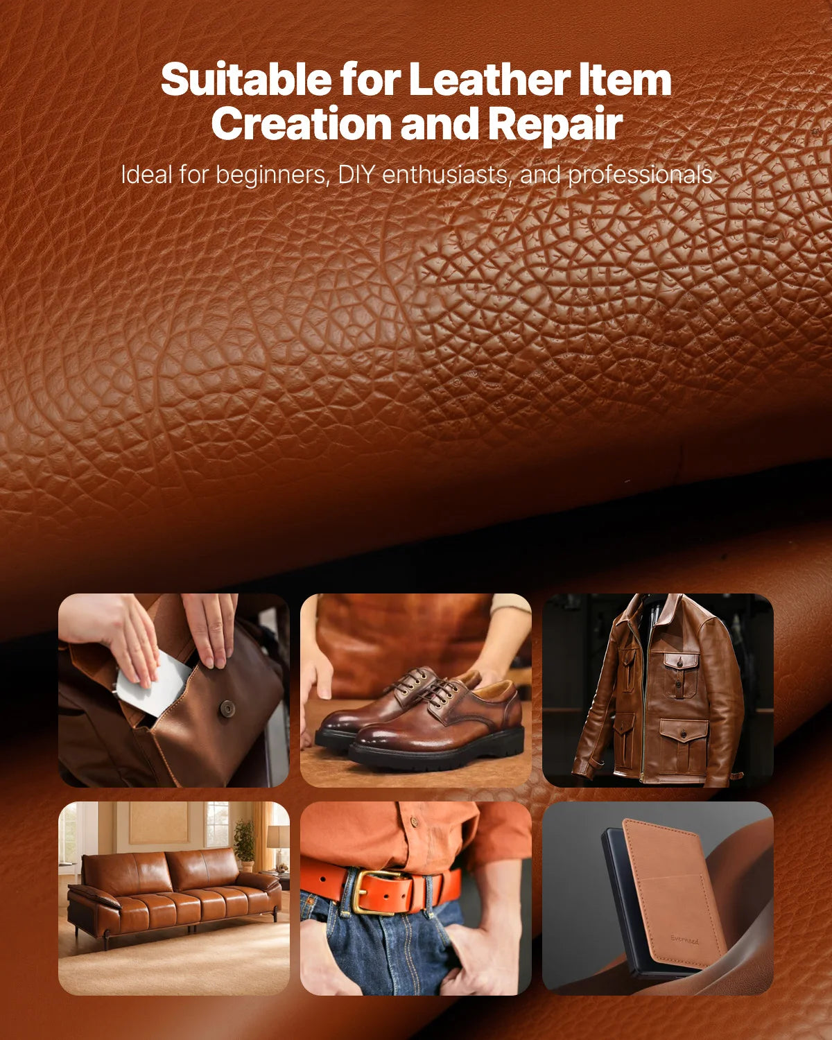SucceBuy Leather Craft Tools Kit For Punching And Carving