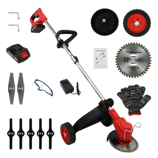 Cordless Weed Trimmer And Electric Lawn Edger Tool