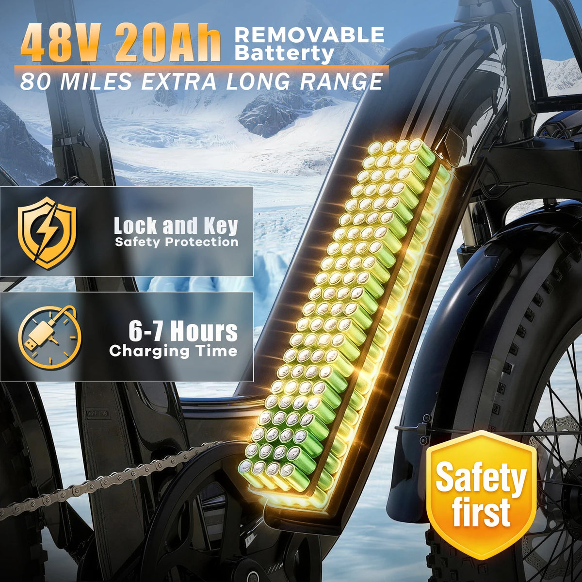 CBVELO EK8 1000W Peak Step-Through Fat Tire Electric Bike