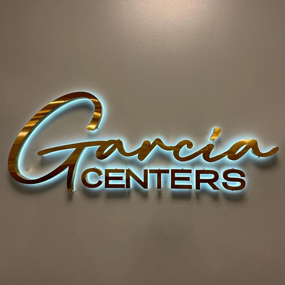 Custom Business Sign Metal Blacklit Sign Business Laser Cut Metal Sign Outdoor 3D Logo Wall Logo Letter For Shop Salon Hotel Dec