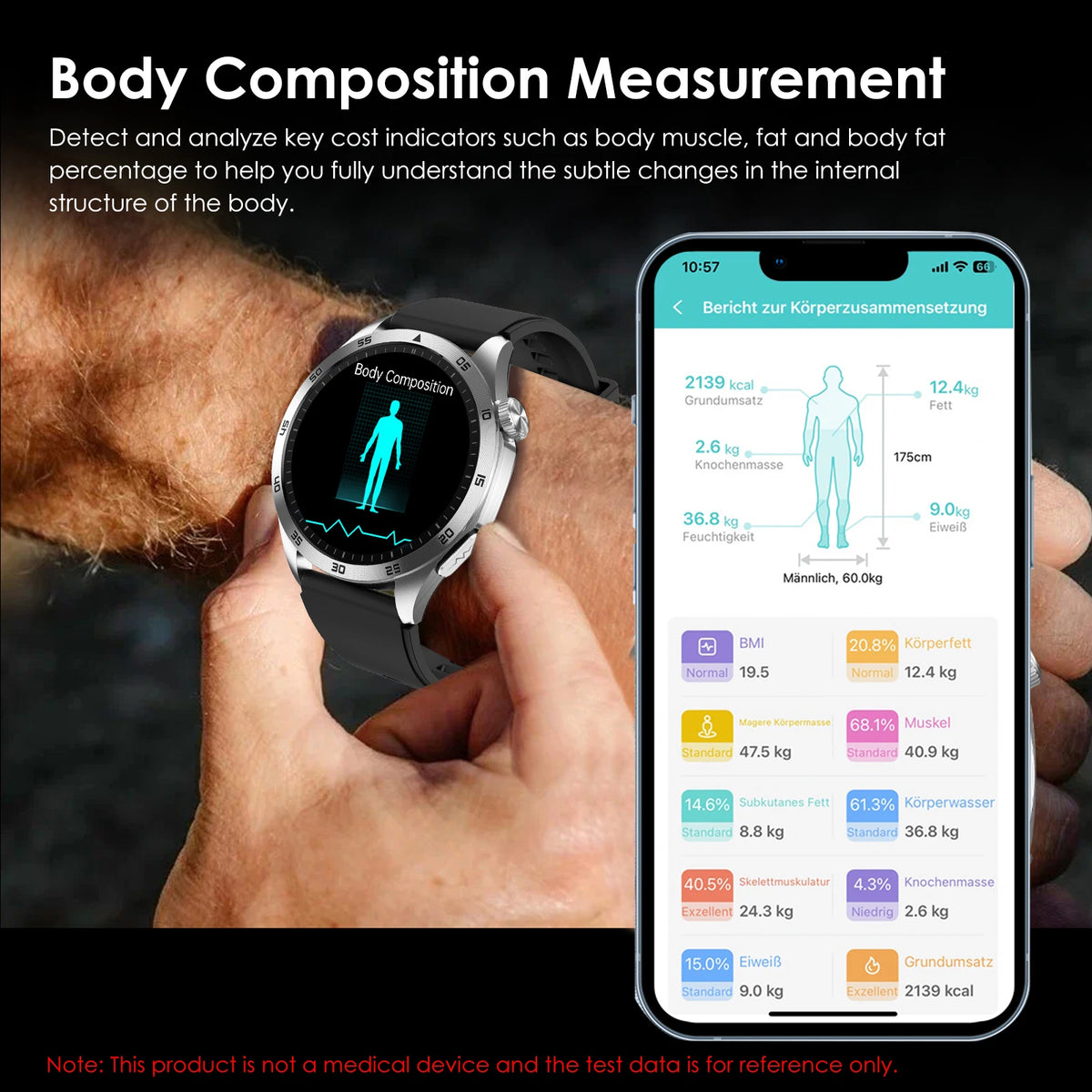 Advanced Health Smart Watch With Ecg Ppg Blood Pressure Tracking