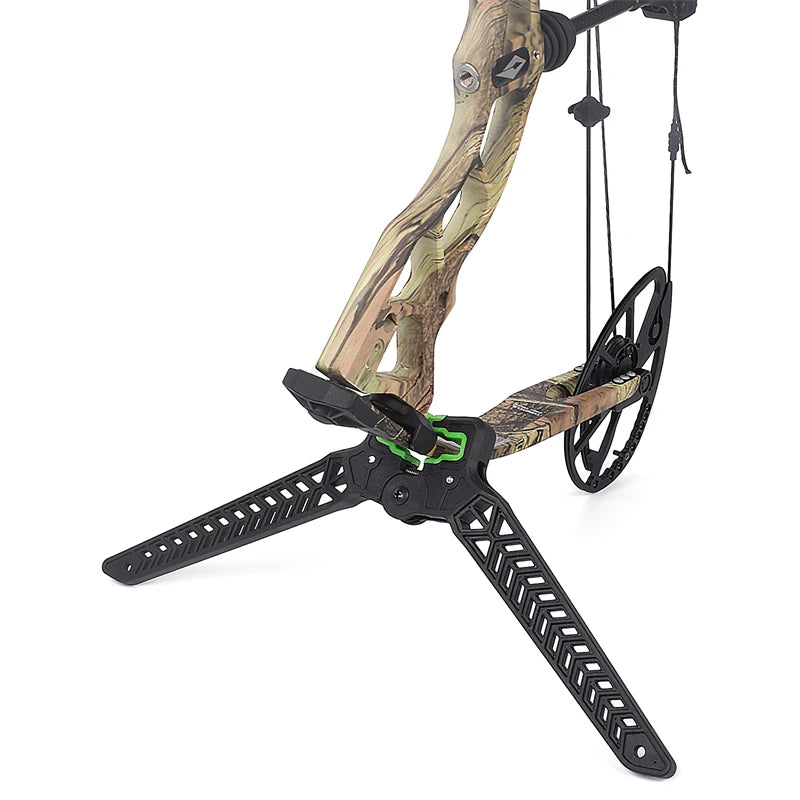 1Pc 18/22cm Bow Stand Archery 3D Shoot Range Compound Bow Holder Kick Stand Target Hunting Shooting Outdoor Sport