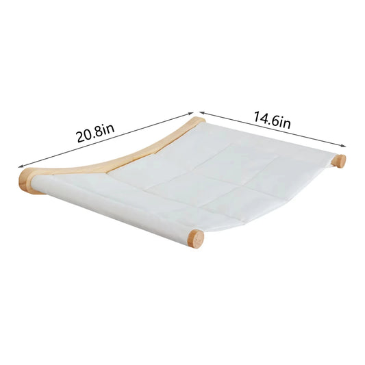 CWV Wall Mounted Cat Climbing Shelf Sisal Scratching Post