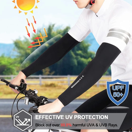 Sprrtor UV Protection Cooling Arm Sleeves For Outdoor Sports