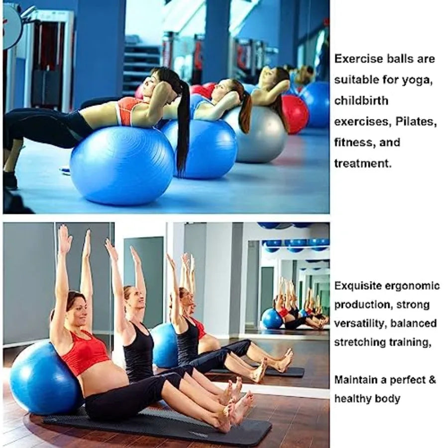 Explosion Proof Stability Yoga Exercise Ball Pump Fitness Balance Training