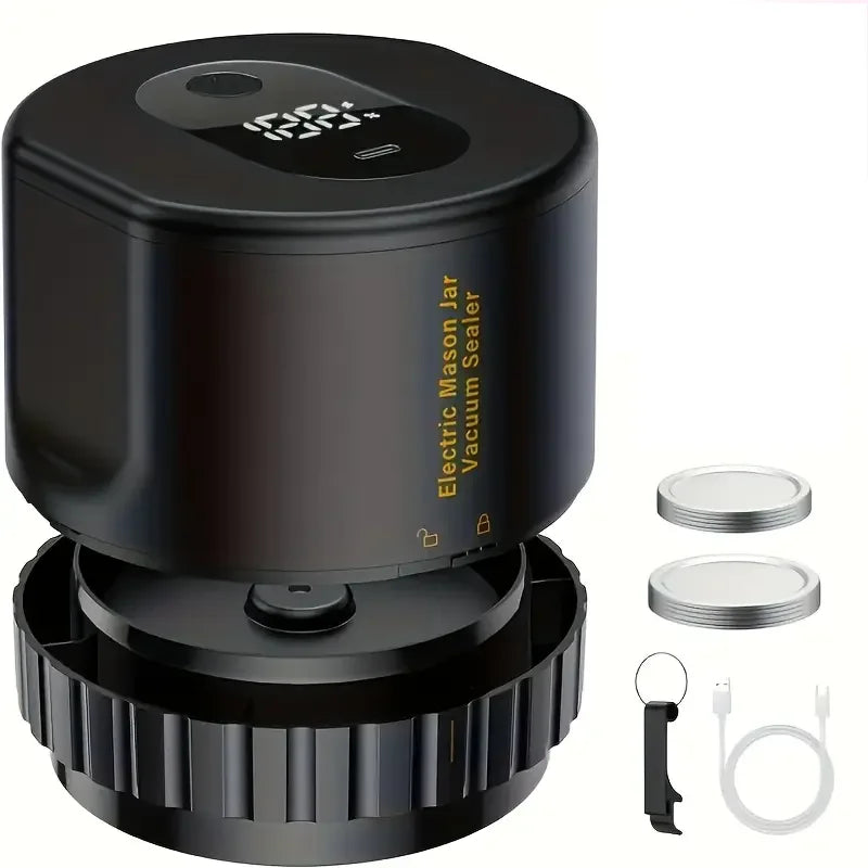 Automatic Electric Mason Jar Vacuum Sealer For Food Preservation