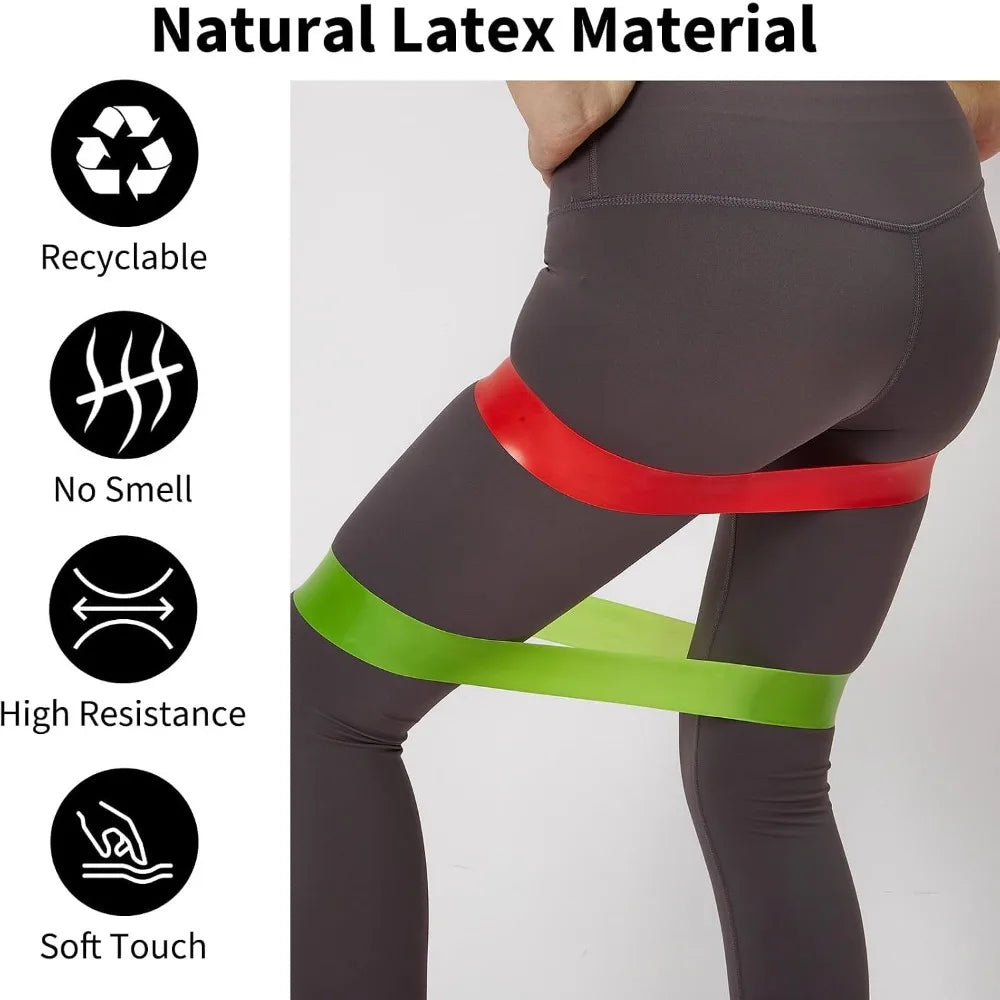 TPE Resistance Bands Fitness Set Strength Workout Exercise Gear