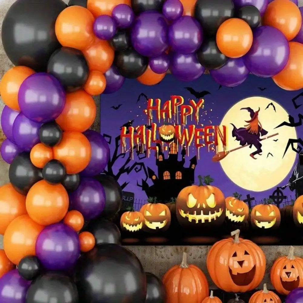 Halloween Balloon Garland Arch Kit For Party Decor Set