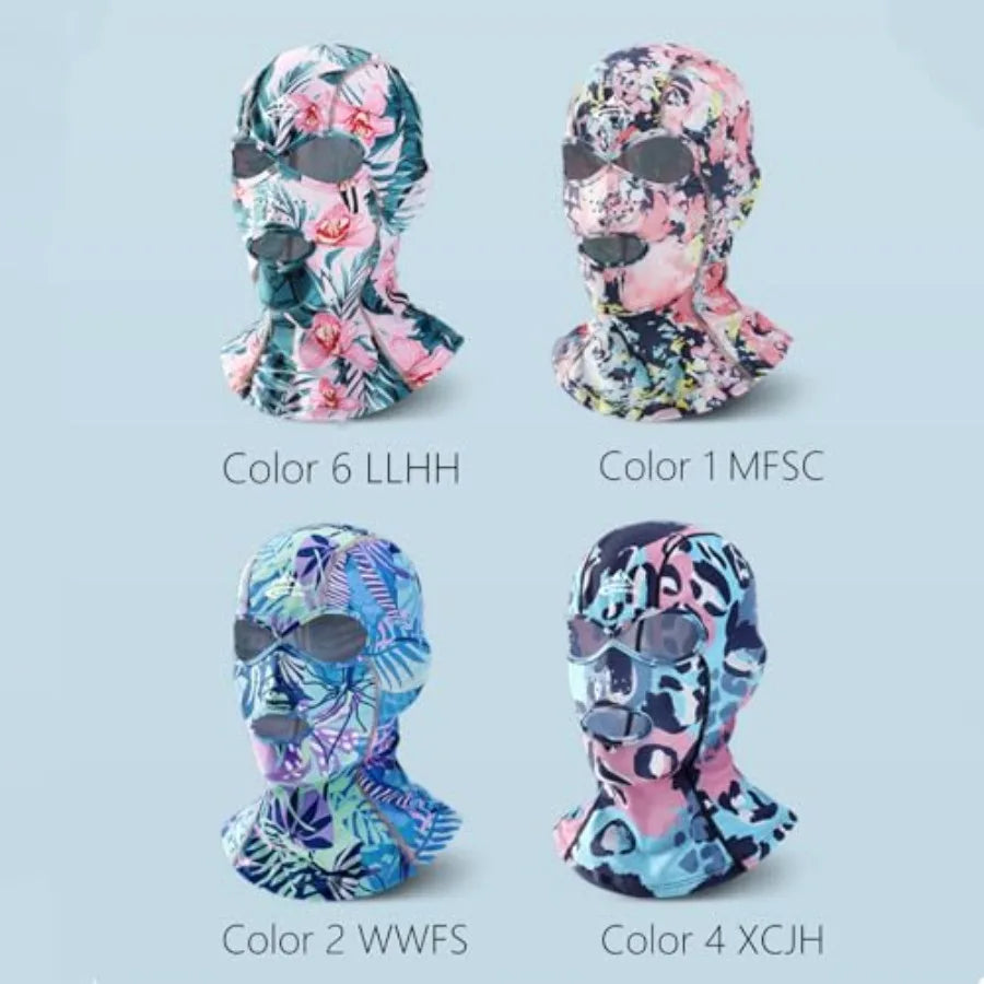 Swimming Caps, Full Face UV Protection Swimming Mask, Head and Neck Cover Protecting from Jellyfish and Other Aquatic Insect